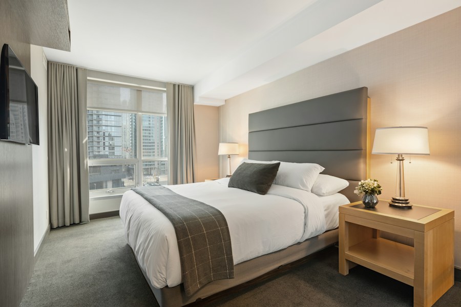 Inviting bedroom for restful sleep